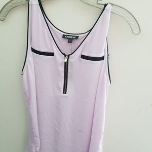 BRAND NEW Express zip front blouse